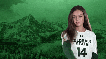 Volleyball GIF by Colorado State Rams