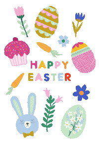 Bunny Celebrate Sticker