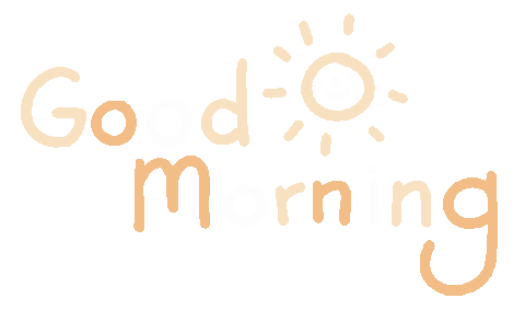 Morning Hello Sticker