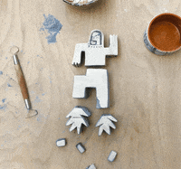 the_sdeviano dog space fly handmade GIF
