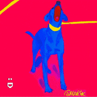 3D Blue Dog GIF by Alanchac