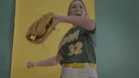 Softball Bison GIF by NDSU Athletics