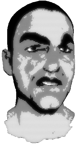 Black And White 3D GIF by badblueprints