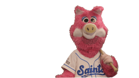 Mascot Fun Is Good Sticker by St. Paul Saints