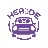 HERide rideshare herride heride her ride Sticker