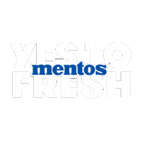 mentos fun fresh mentos yes to fresh Sticker