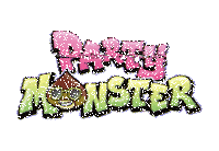 Happy Party Monster Sticker by TANTA