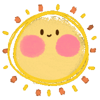 Summer Sun Sticker by Vania Bachur