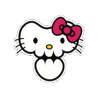 Pink Hello Sticker