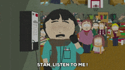 randy marsh talking GIF by South Park 