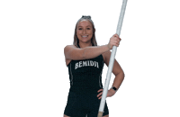 Pole Vault Sticker by Bemidji State Beavers