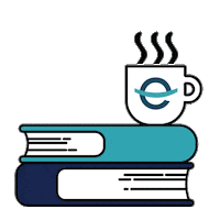 eCampus coffeecup coffeemug ecampus textbooks Sticker