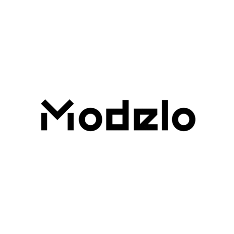 Typography Modelo Sticker