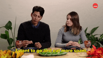 Thanksgiving Eating GIF by BuzzFeed