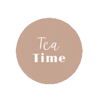 Tea Time Pink Sticker