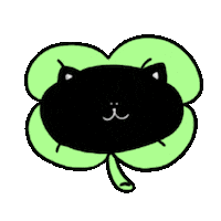 Cat Good Luck Sticker