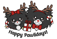 Merry Xmas Dog Sticker by Puptails