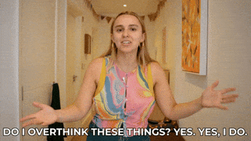 Anxiety Overthinking GIF by HannahWitton