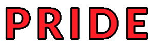 Gay Pride Sticker by Yandy.com