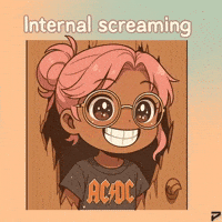 This Is Fine Silent Scream GIF by Persona