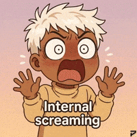 I Cant Even Silent Scream GIF by Persona