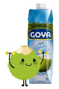 GoyaFoods coco coconut goya coconut water Sticker