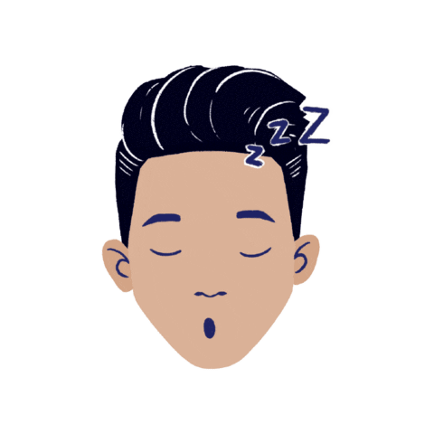 Sleepy Sticker