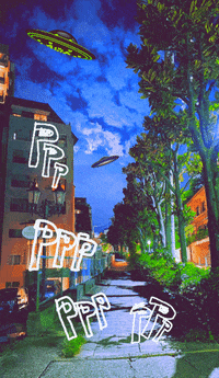 Blue Sky Hello GIF