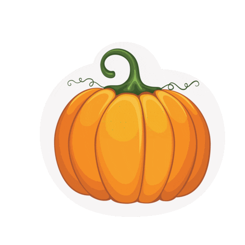 Fall Pumpkin Sticker
