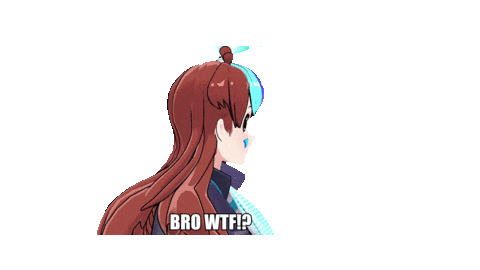 Animation Wtf Sticker by Qyuwi