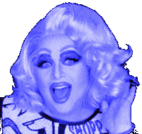 dellakatessen drag queen melbourne della melbourne drag Sticker