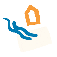 castleandcubby play abstract cubby castleandcubby Sticker