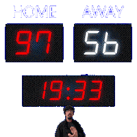 56 Away Sticker