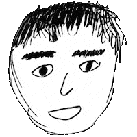 Drawing Smile Sticker