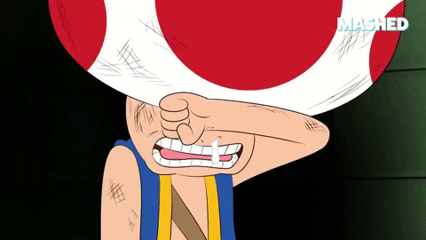 Sad Super Mario GIF by Mashed