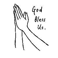 Godblessus Sticker