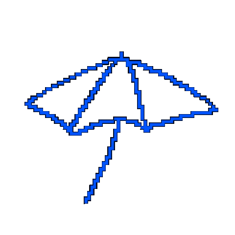 Pixel Sunbathing Sticker