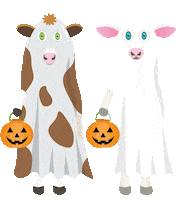 Trick Or Treat Halloween Sticker by LisetteArt
