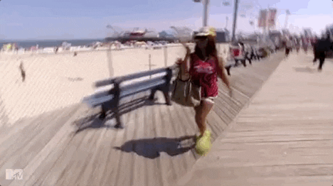 Jersey Shore Running GIF by Jersey Shore Family Vacation