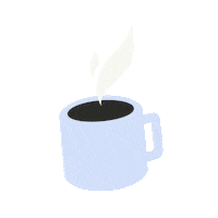 Coffee Tee Sticker by poutacreative