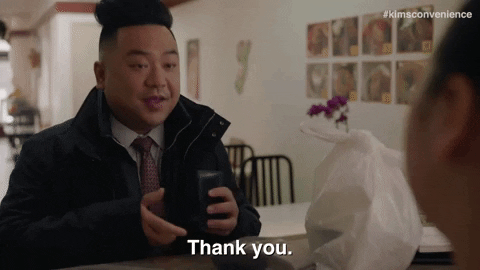 Credit Card Thank You GIF by Kim's Convenience