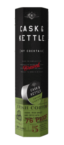 CaskandKettle whiskey keurig irish coffee hot cocktails Sticker