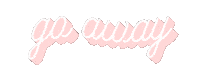 myonemitsu pink text bye pastel Sticker