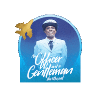 jwponstage wings pilot officer and a gentleman officergentuk Sticker
