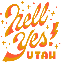 Salt Lake City Utah Sticker by annlettering