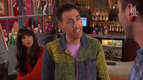 Surprise Hello GIF by Hollyoaks