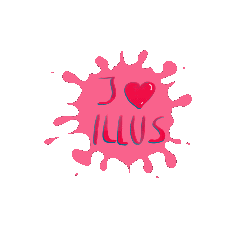 fraulemke giphyupload love heart illustration Sticker