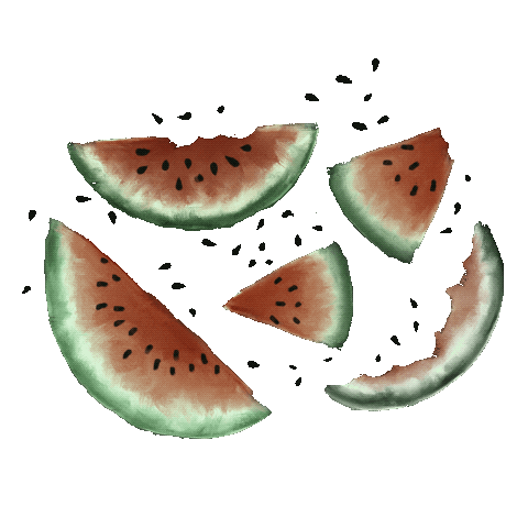 Red And Green Summer Sticker
