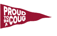 Waving Washington State Cougars Sticker by WSUV OSI