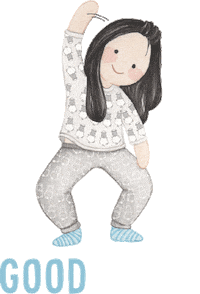 Good Night Sleeping Sticker by flintbabyshop